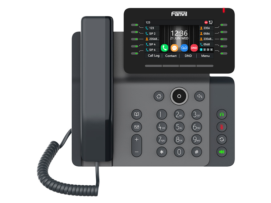 Fanvil 20SIP Gigabit Bluetooth PoE WiFi 5 VoIP Phone | V65
