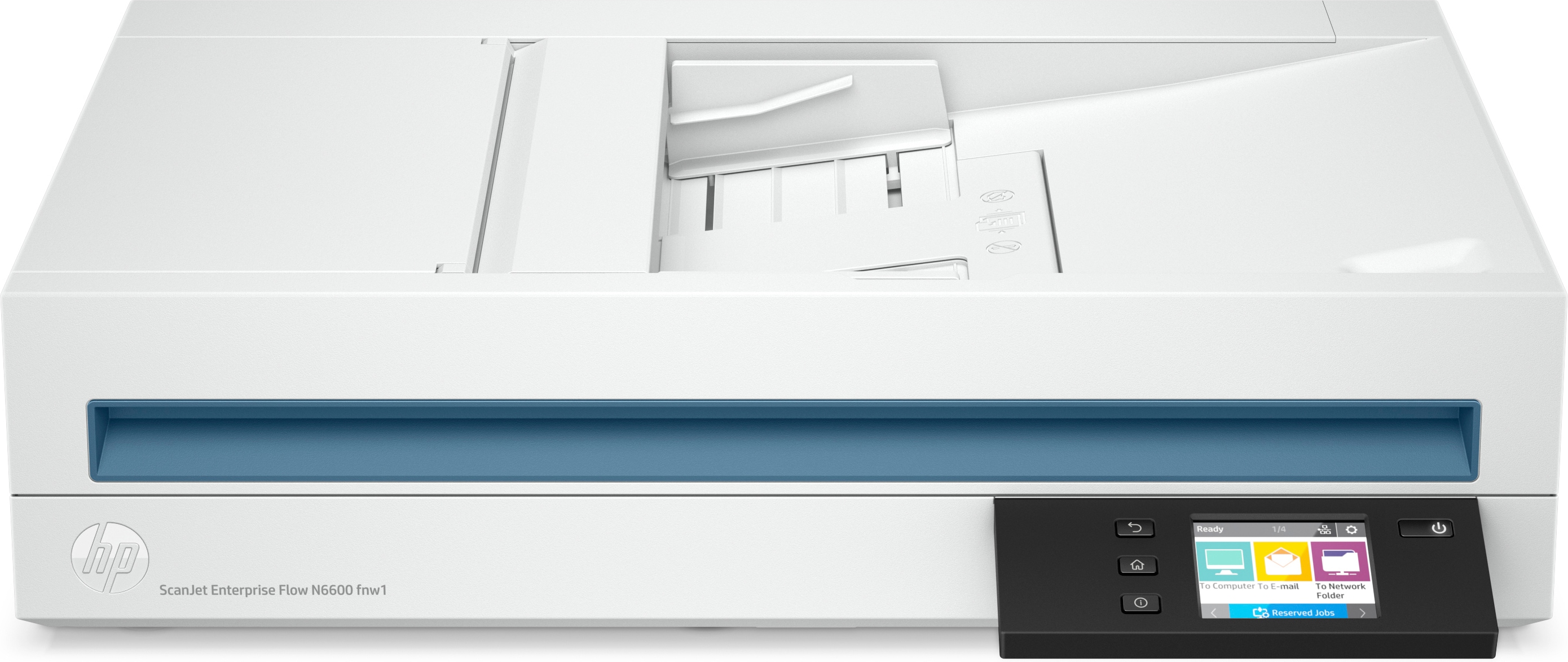 HP Scanner type ADF, CIS scanning technology, Flatbed; Scan technology: ADF, Fla