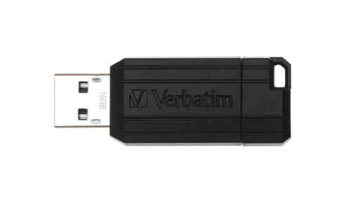 VERBATIM 16GB PINSTRIPE USB BLK (2 pack by Valotronics)