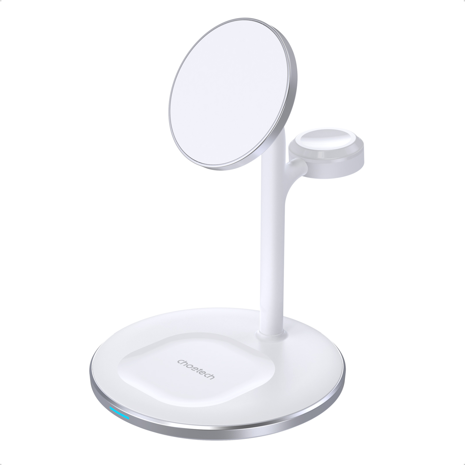 Choetech Fast Wireless 3 In 1 Magnetic Charging Stand T585-F 15W - White Choetec