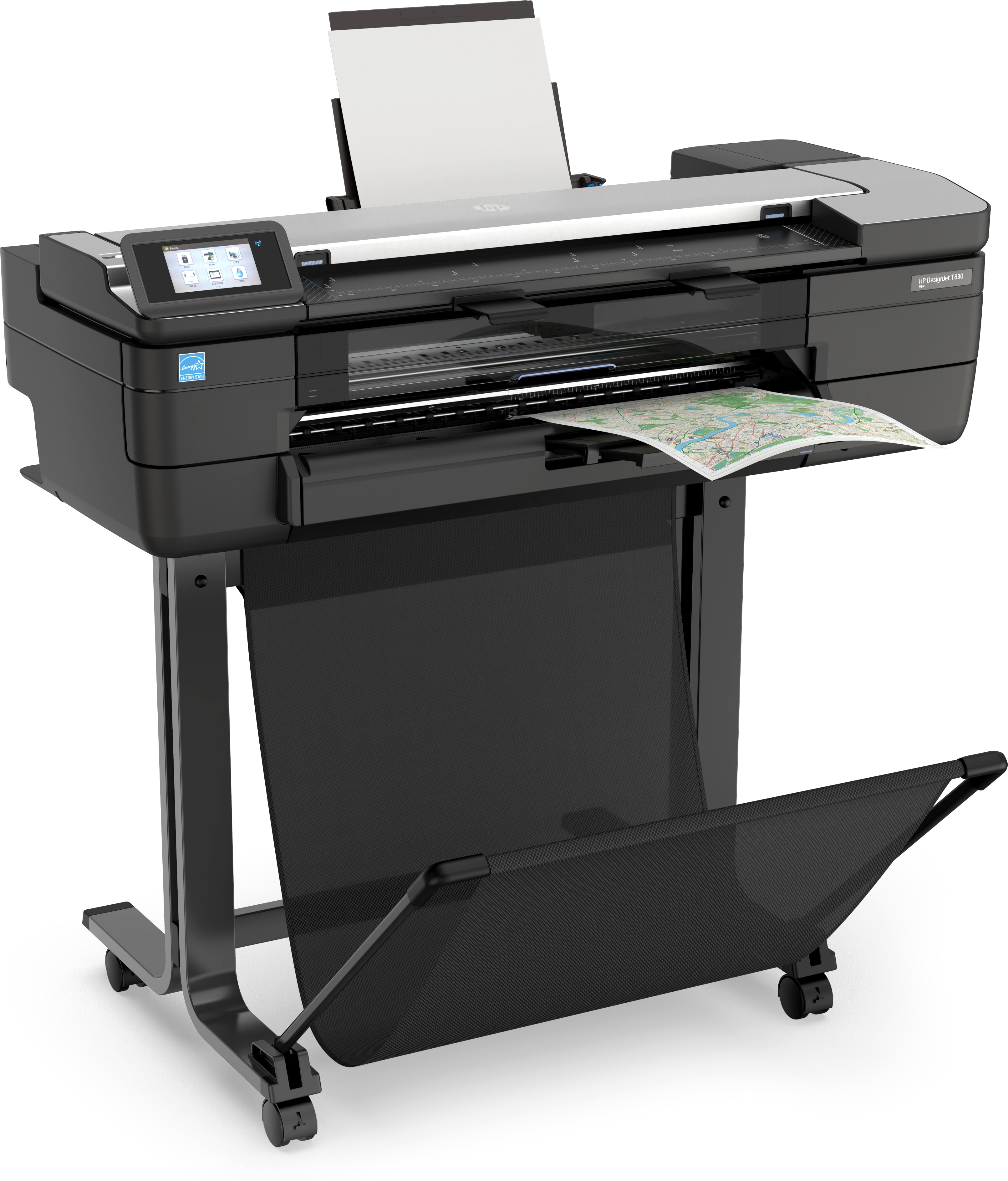 HP DesignJet T830 24in MFP Printer - Print, Copy, Scan, Model Size - 610mm, Prin