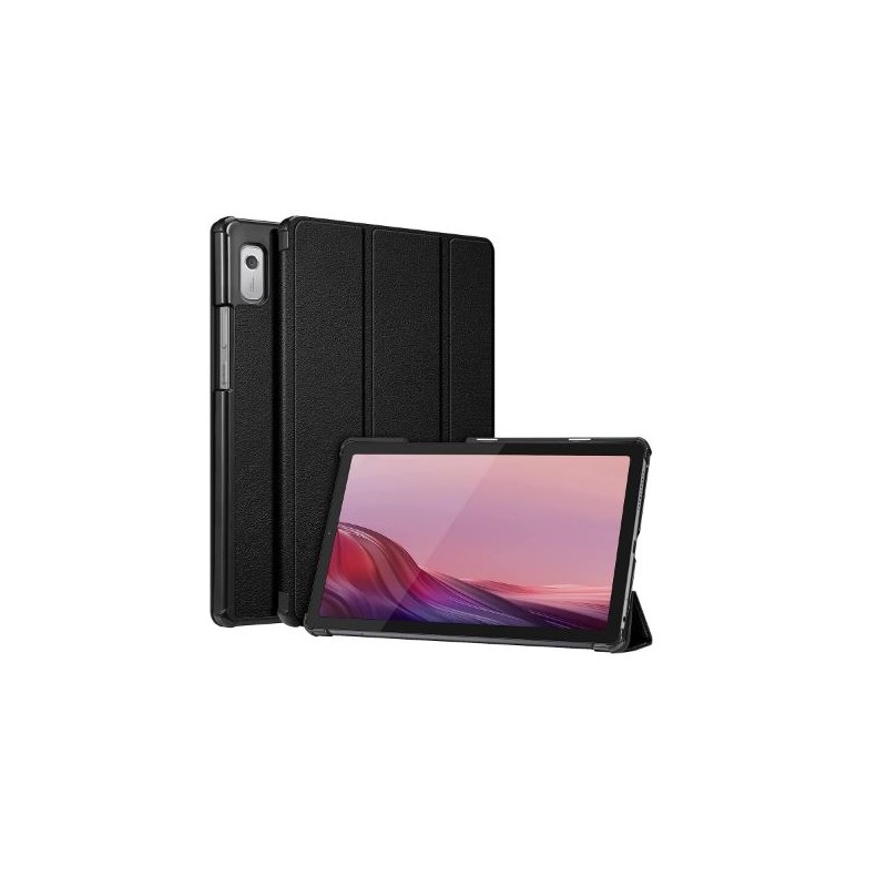 Tuff-Luv Slim Smart Case & Stand for Lenovo Tab 4 7.0 Fits Model 7304F - Black 