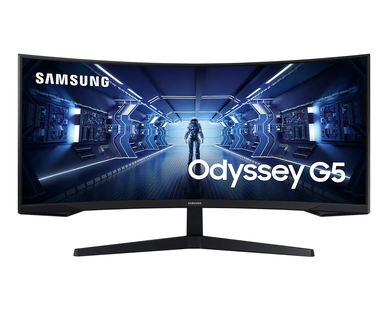 Samsung Odyssey G55T Gaming 1000R Borderless 34" display VA Response: 1ms MPRT A