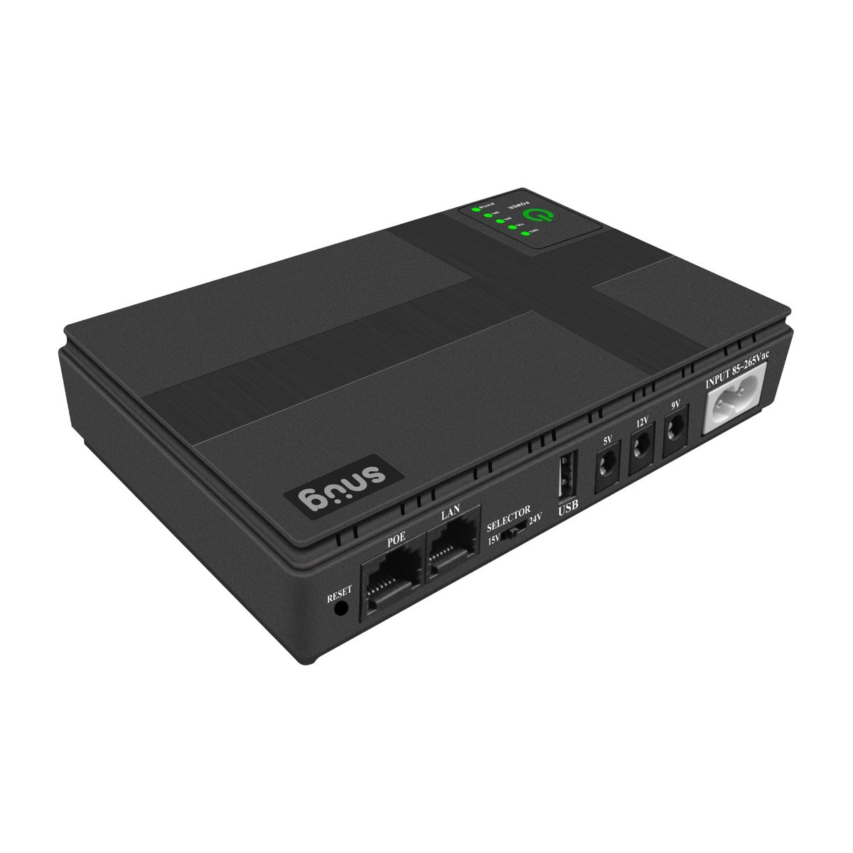 Snug Mini DC Ups 36w-Black