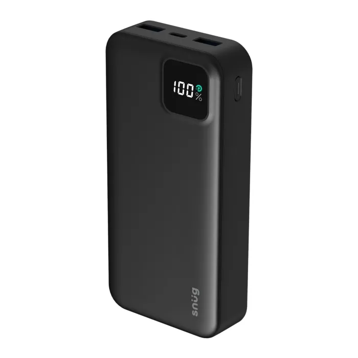 Snug Square Digital PD Powerbank - 20000mAh Stay powered on the go! Charge up to