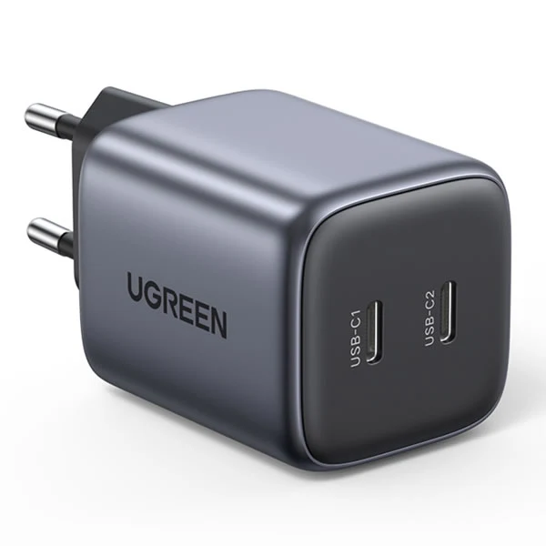 Ugreen 2 Port GaN PD Home Charger - 45W Type-C port with Power Delivery 3.0. It 