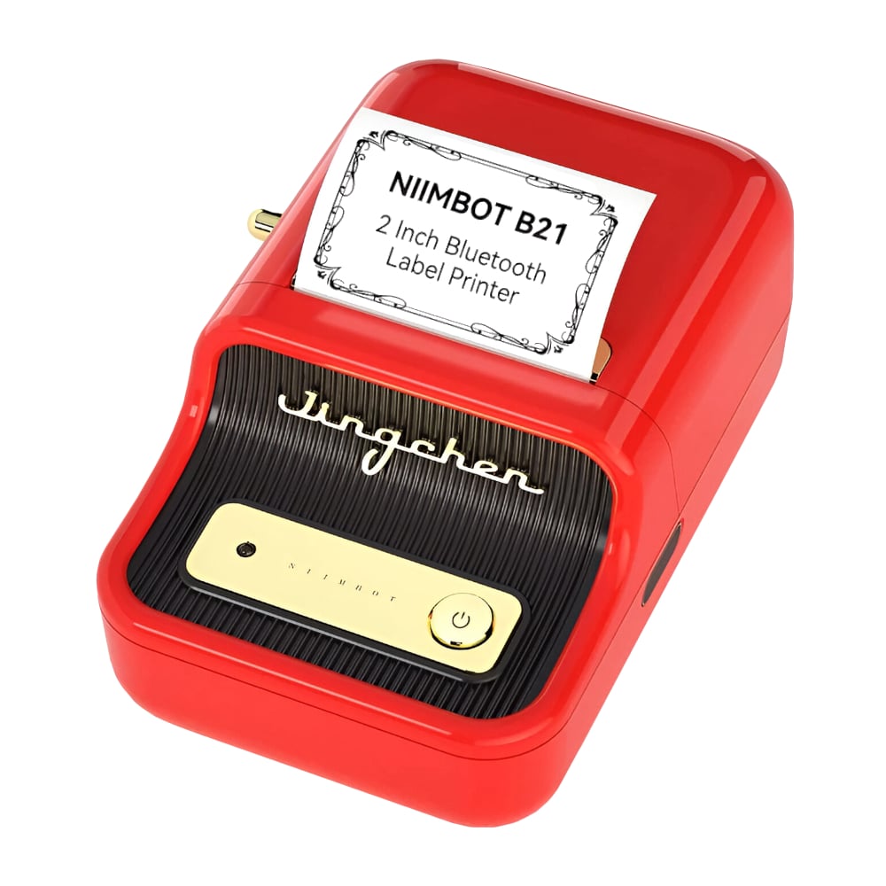 Niimbot B21 Red Portable Thermal Label Printer