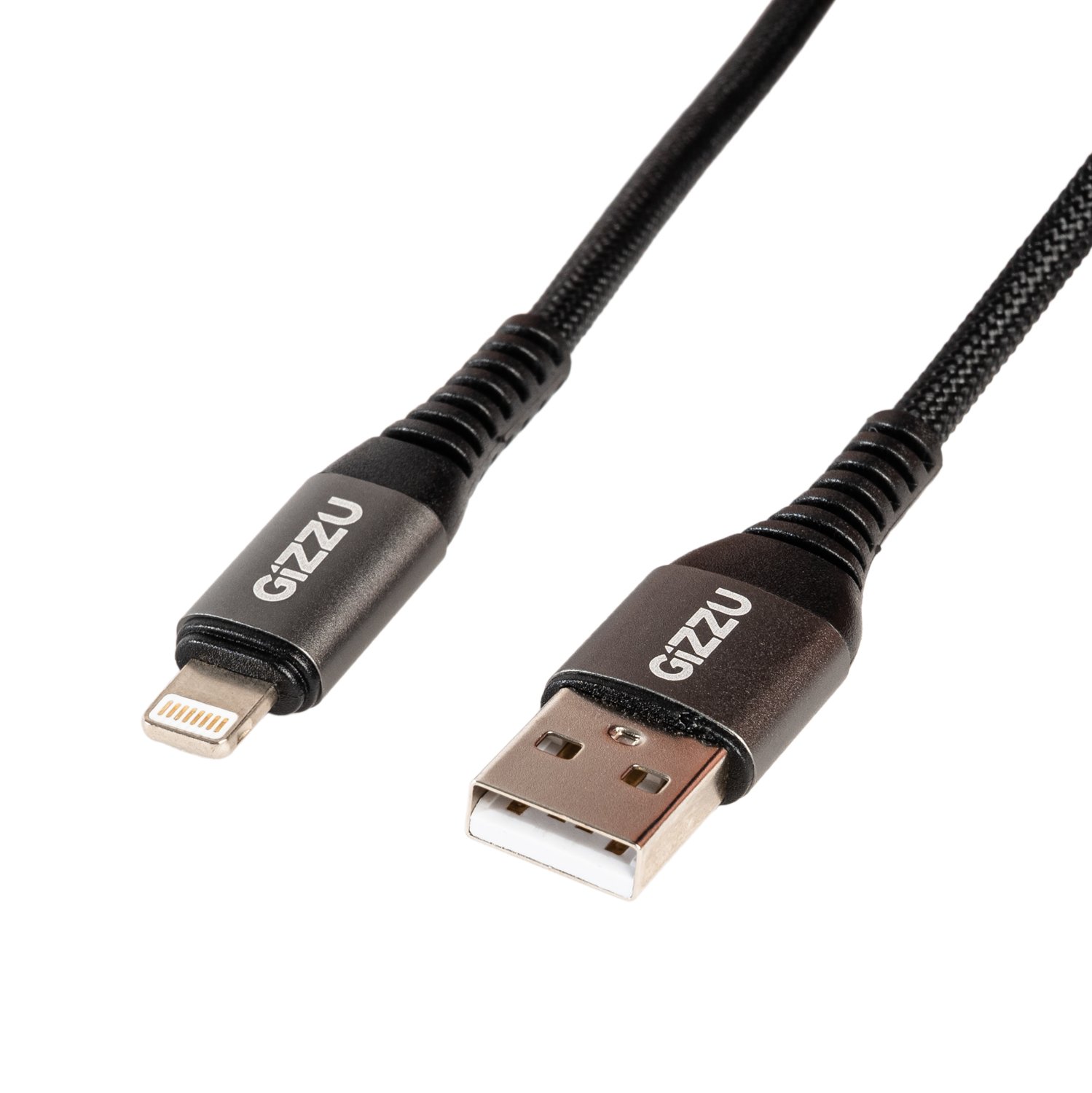 GIZZU 12W USB to Lightning 1m Cable (2 pack by Valotronics)