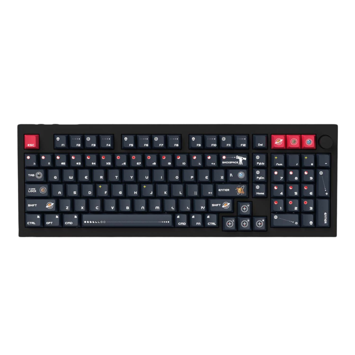 Keychron Cherry Profile Cosmic Galaxy Dye-Sub PBT Keycap Set