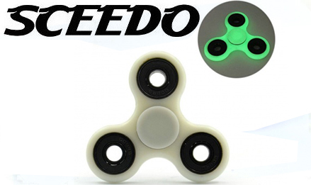 Sceedo Fidget 3 Arm Glow In The Dark (2 pack by Valotronics)