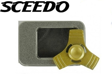 Sceedo Fidget Spinner-3 Arm Gold