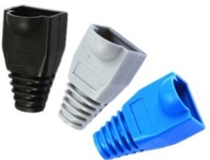 NetiX Rubber RJ45 Boots-100 Per (3 pack by Valotronics)