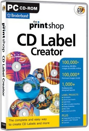 Apex PrintShop CD Label Creator PC (8 pack by Valotronics)