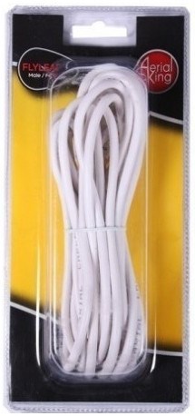 Aerial King Lead 2m F Connector Male (2 pack by Valotronics)