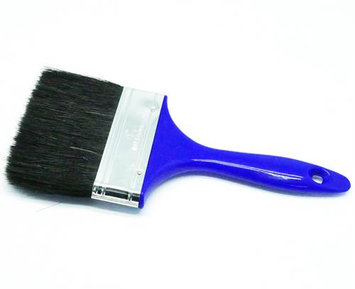 Noble 4 Inch Paint Brush Blue Handle (3 pack by Valotronics)