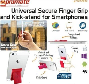Promate GriPromate ate Universal Smartphone Secure Finger (2 pack by Valotronics)