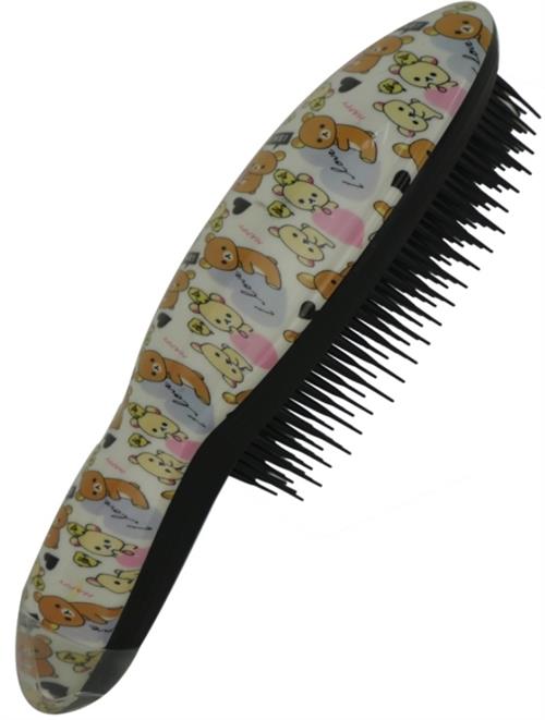 Prescott Finishing Hairbrush Teddybear Colour (3 pack by Valotronics)
