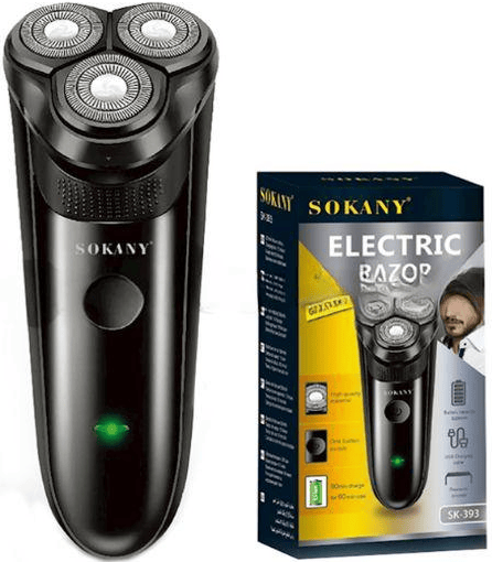 Sokany 3 Head Electric Razer With Trimmer