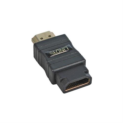 UniQue HDMI Male to Female adaptor 90 degree (3 pack by Valotronics)