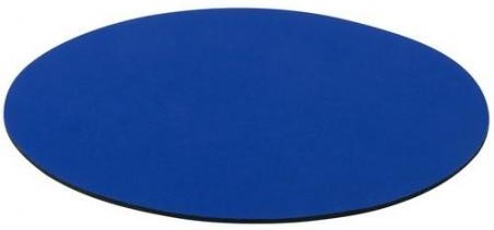 BLUE SPHERE ROUND MOUSE PAD, 18CM (10 pack by Valotronics)