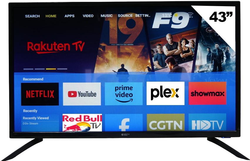 Nesty 43 Inch Full High Definition Netflix Smart TV With Android Operating System