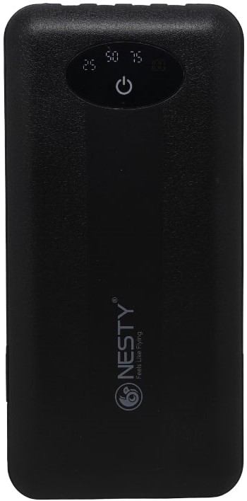 Nesty Multi Functional Power Bank 10000mAh Capacity Black