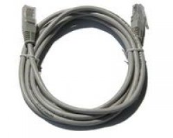 UNIQUE UTP CAT6 PATCH CORD,3M,GREY, (2 pack by Valotronics)