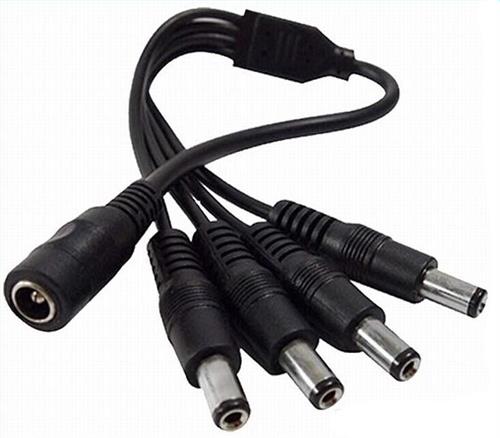 Securnix 4 way Power Splitter, Retail box, No Warranty (2 pack by Valotronics)