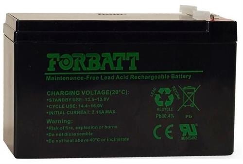 Solarix Forbatt 12V 7.2 Ah Rechargeable Lead Acid Gel