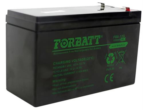 Solarix Forbatt 12V 8Ah Rechargeable Lead Acid Gel Battery
