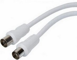 UniQue Male to Female TV Antenna 1.5m Coaxial Cable (3 pack by Valotronics)