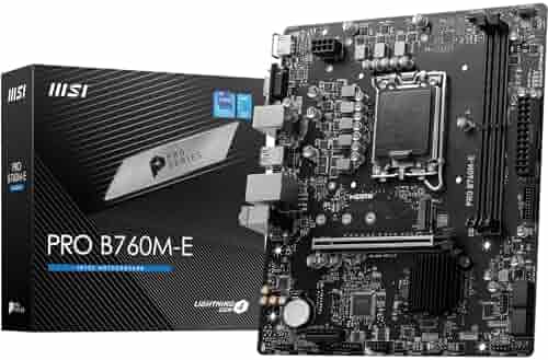 INTEL B760 CHIPSET 12/13/14TH GEN CORE i7 Socket LGA1700 DDR5 MICRO ATX M/B.