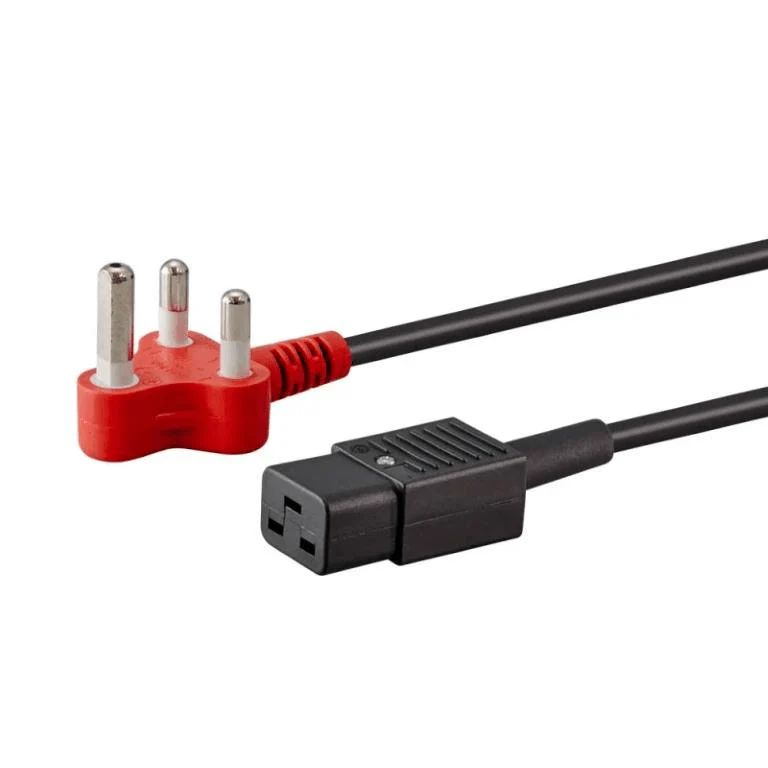 Dedicated C19 to RED 3 pin plug power cable