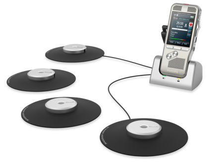 Dictaction Device 360' Recording MP3 DSS PCM Meetings (4 x 360' Boundary Layer M