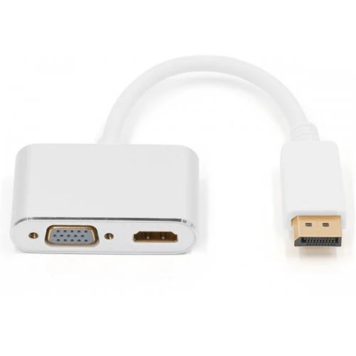 DP TO HDMI/VGA ADAPTOR WITH AUDIO