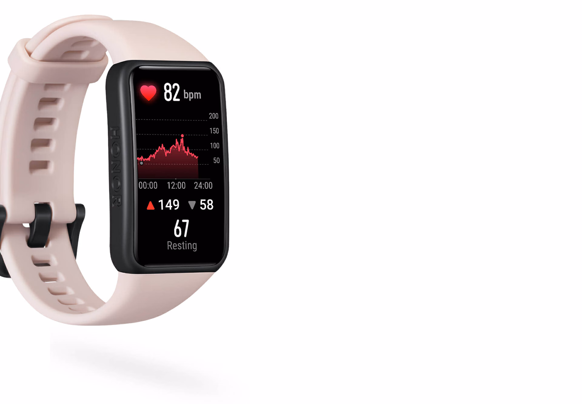 Full Screen 1.47'' AMOLED Color Touchscreen.