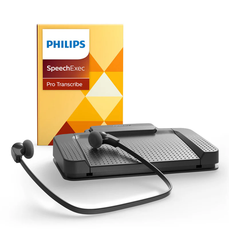 Transcription Device Incl Foot Control & Headset High End Philips