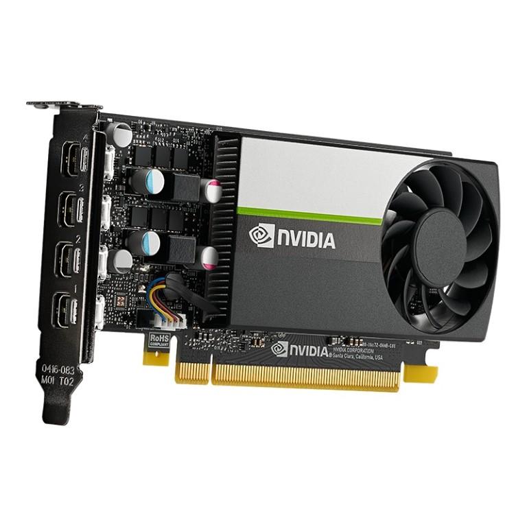 PNY NVIDIA QUADRO T1000 PCI-Express 3.0 x16 / LP/ 4 GB GDDR6 128-bit/ 4x Mini DP