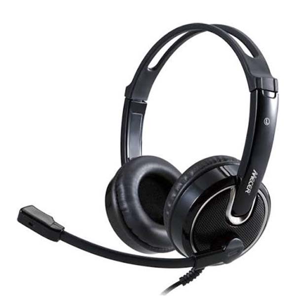 MECER USB TYPE C / TYPE A HEADPHONE WITH MICROPHONE