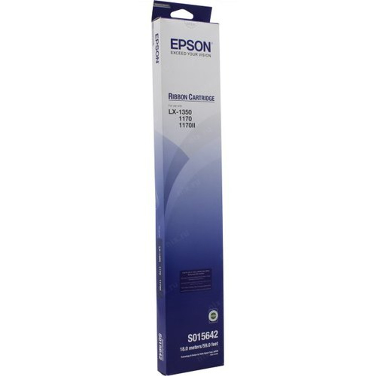 Epson / Ribbon Black LX-1350/LX-1170II/LX-1170 4 Million Characters (2 pack by Valotronics)