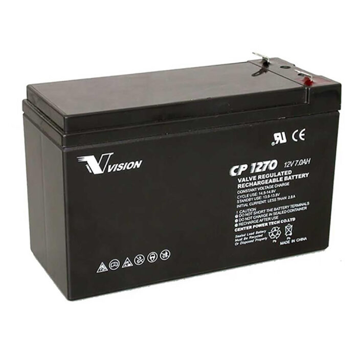 7AH 12V AGM Battery (112-00358-01 CP 1270M)(same as 26-000072-00G)