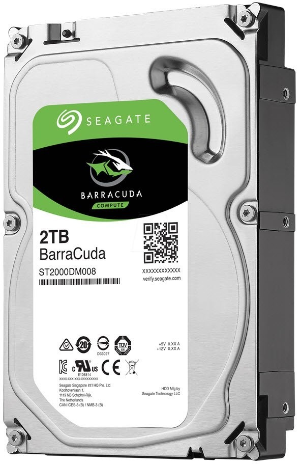 Seagate Barracuda 2TB 3.5''- 7200RPM SATA 6GB/s 256MB Cache