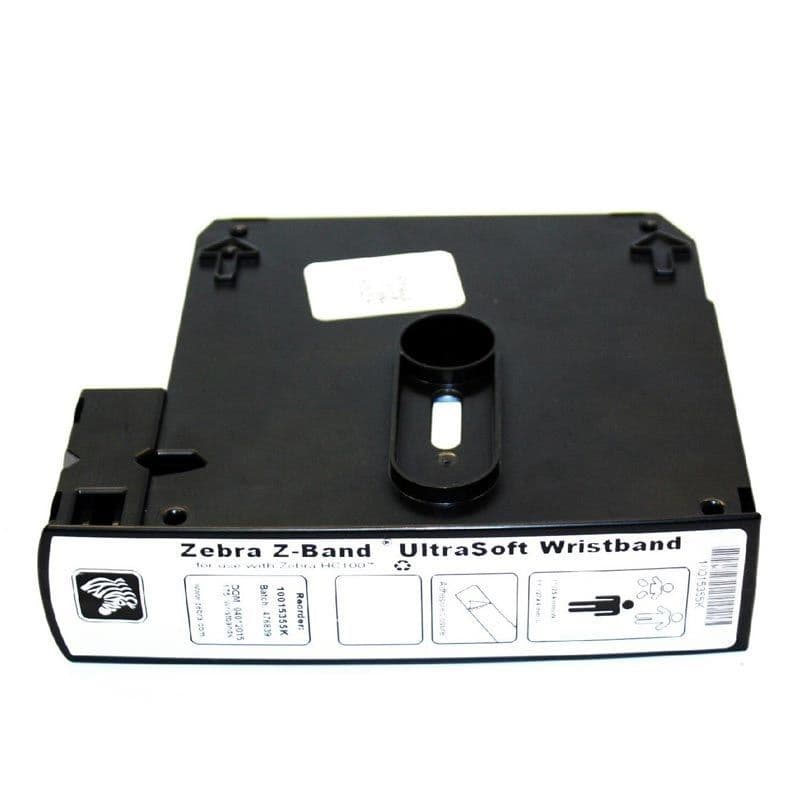  Zebra  1x11in (25.4x279.4mm)/ Direct Thermal Z-Band Ultra Soft/ Coated/ Permane