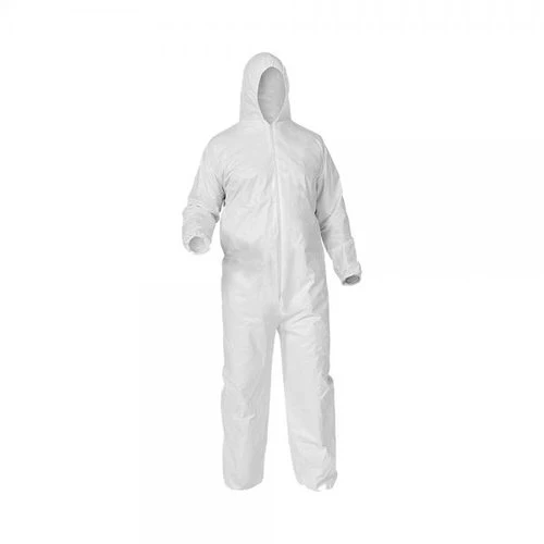 PPE COVERALL LEVEL 3 - LARGE - ONE-PIECE - 65GSM NON-WOVEN DURABLE FDA APPROVED - WHITE