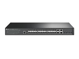 TP-LINK - T2600G-28SQ  24-PORT GIGABIT SFP L2 MANAGED SWITCH WITH 4 10G SFP+ SLOTS