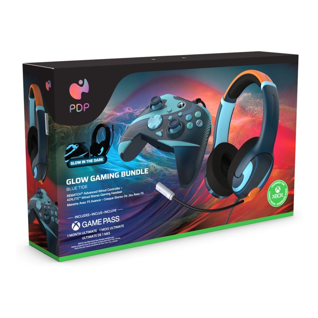 Rematch Cntrl + Airlite Wired Headset Bundle Blue