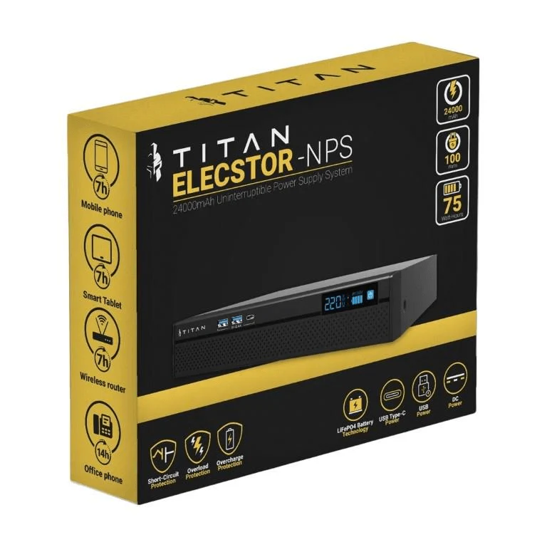Elecstor 100W Mini UPS 24000mAh - 75WH