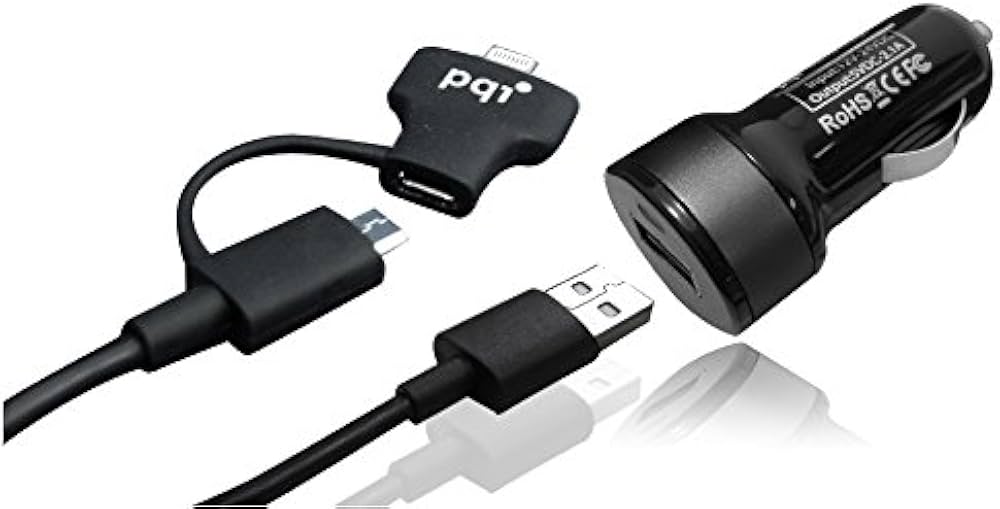 Pqi Car-Charger-miCroU+Light