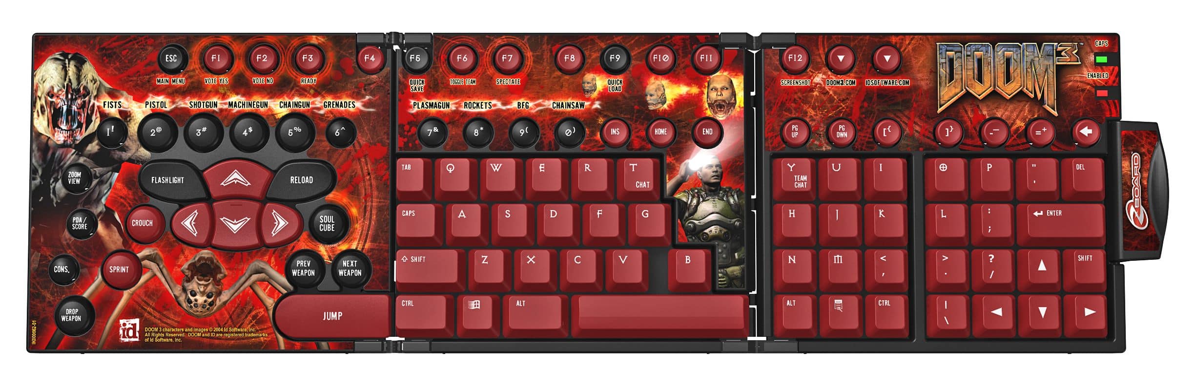 ZBOARD KEYSET DooM3 (2 pack by Valotronics)