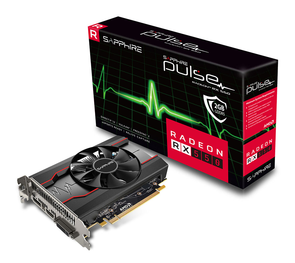 Sapphire rX550 2Gb Pulse Oc